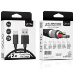 כבל omc 2.4A טייפ סי - 2m
