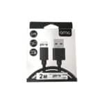 כבל בד Usb לאייפון 2m - omc